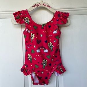 •Fletcher Lane• Baby Girl One Piece Swimsuit - Size 12/18 Months